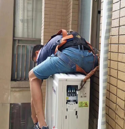 青山湖空调移机